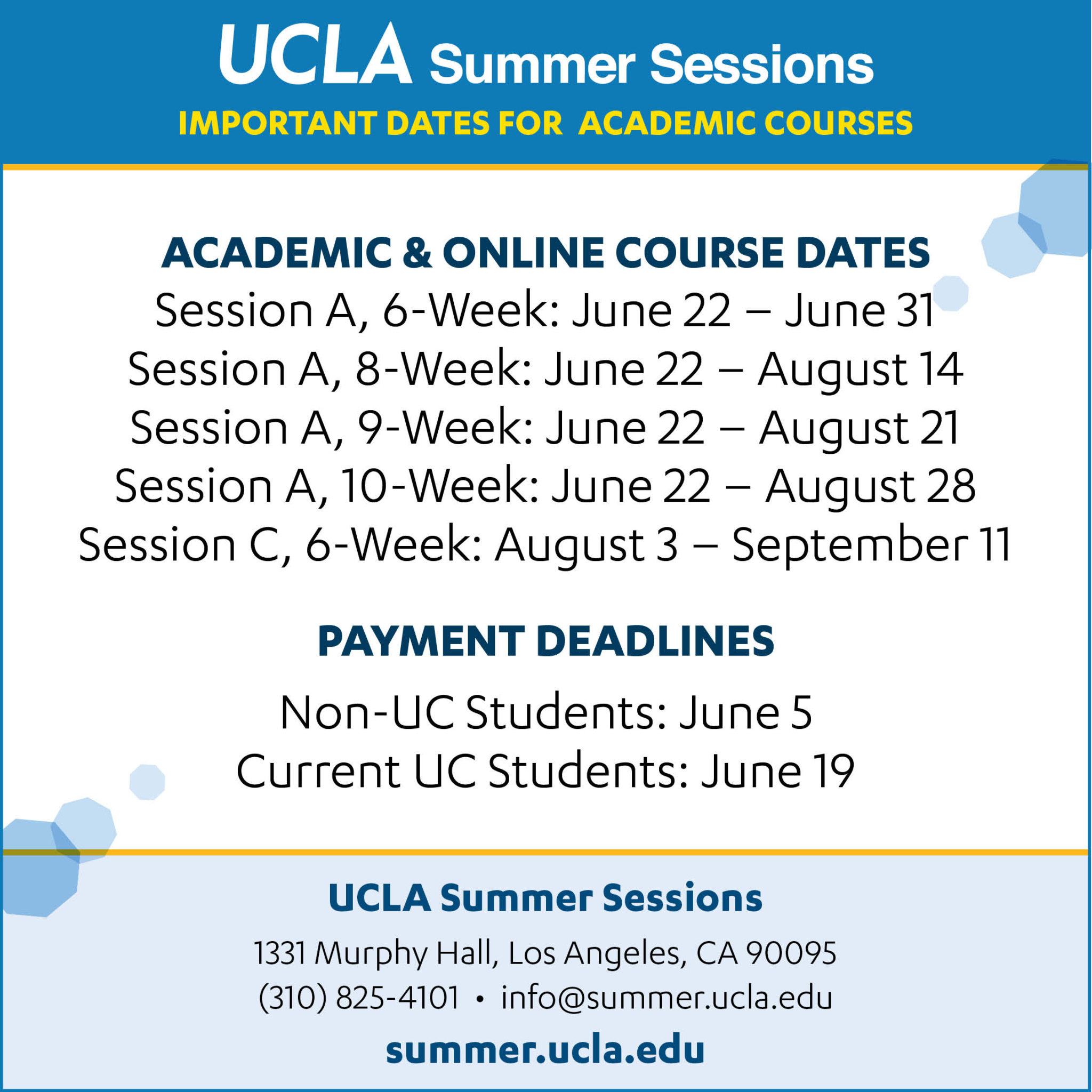 Any Plans for the Summer? Enroll TODAY in an Online UCLA Summer Course