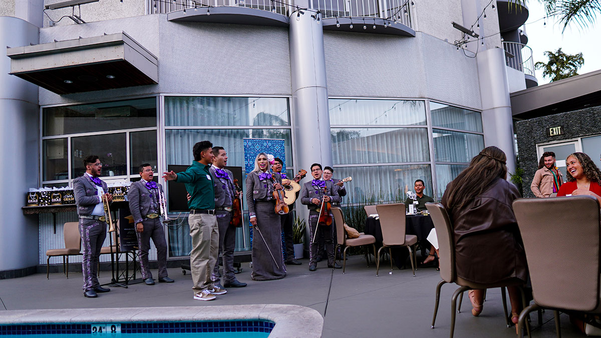 Photo of Mariachi band performing